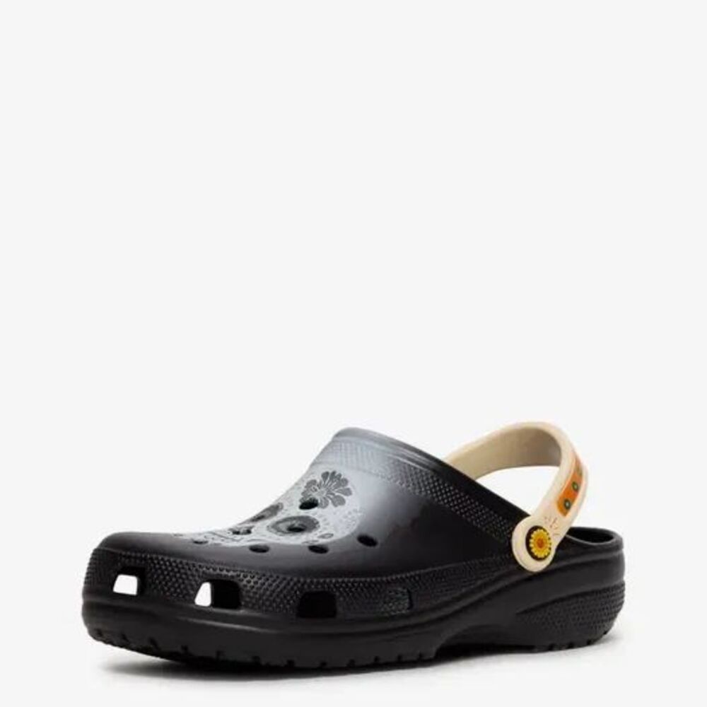 Crocs Day of the Dead Classic Clogs Black/Multi Men's Size 11 - (212109-0C4) - Picture 3 of 7